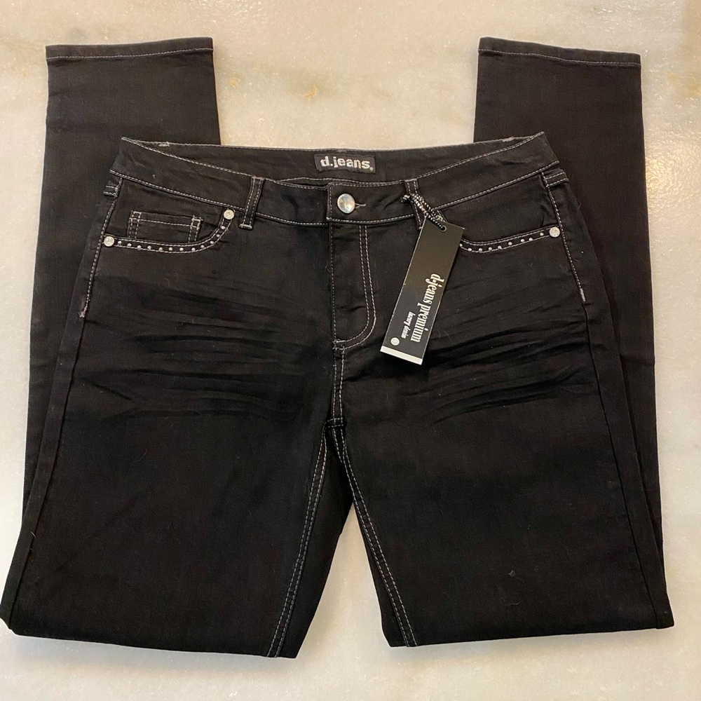 d. jeans Black Skinny Jeans NWT Size 12